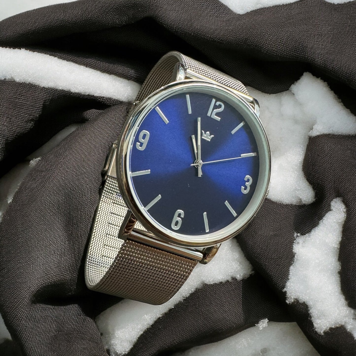 Sempre Brand Silver watch with Blue Dial