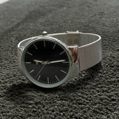 Sempre Brand silver watch with black Dial